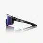 OCULOS 100% SPEEDCRAFT POLISHED BLACK HIPER LAVENDER MIRROR