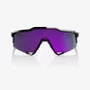 OCULOS 100% SPEEDCRAFT POLISHED BLACK HIPER LAVENDER MIRROR