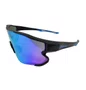 OCULOS CICLISMO EL54 LENTE POLICARBONATO COLORS UV400 PRETO