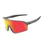 OCULOS CICLISMO TR90 EL652 LENTE COLORS POLICARBONATO UV400 CINZA/PRETO