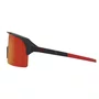 Oculos De Ciclismo Hb Edge Matte Graphite Red Chrome