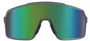 Oculos De Ciclismo Hb Grinder M Smoky Quartz Green Chrome
