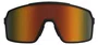Oculos De Ciclismo Hb Grinder Matte Black Orange Chrome