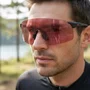 OCULOS DE CICLISMO HB QUAD X 2.0 MATTE BLACK AMBER
