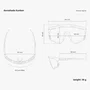 OCULOS SCICON AEROSHADE KUNKEN BRANCO LENTE PRATA FOTOCROMATICA