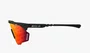 OCULOS SCICON AEROSHADE KUNKEN CARBON MATT LENTE MONOGRAMA VERMELHO