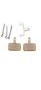 Pastilha De Freio Shimano B05S Com 3 Tipos De Pino Resina