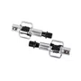 Pedal Crank Brothers Egg Beater 1 Prata  Mola Preta